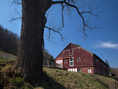 Old Barn On A Hill