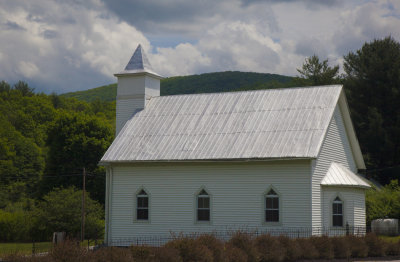 A Small Rural Church In Paint Bank, Virginia