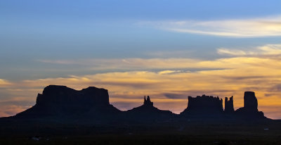 A Monument Valley Sunset