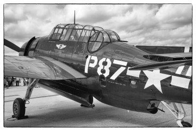 US Navy TBM Avenger -Vintage WWII Aircraft