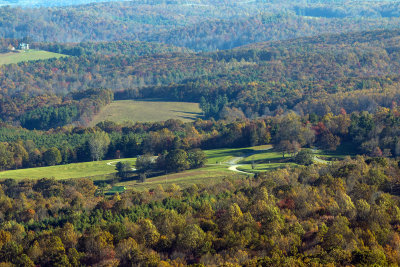 The Valley Floor: A Telephoto View From The Blue Ridge Parkway