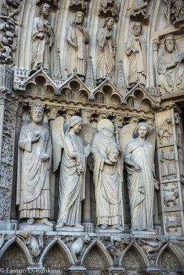 Detail - Portal of the Virgin- Notre-Dame de Paris