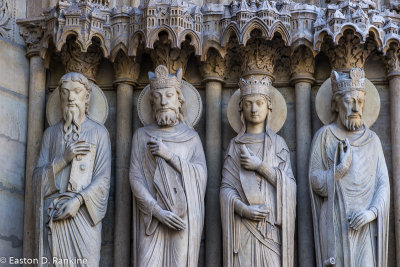 Detail II - Portal of the Saint-Anne - Notre-Dame de Paris