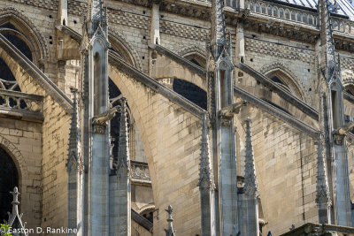 Flying Buttresses - Southern Side - Notre-Dame de Paris