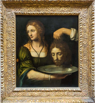 Salome Receiving the Head of John the Baptist - Bernardino Luini