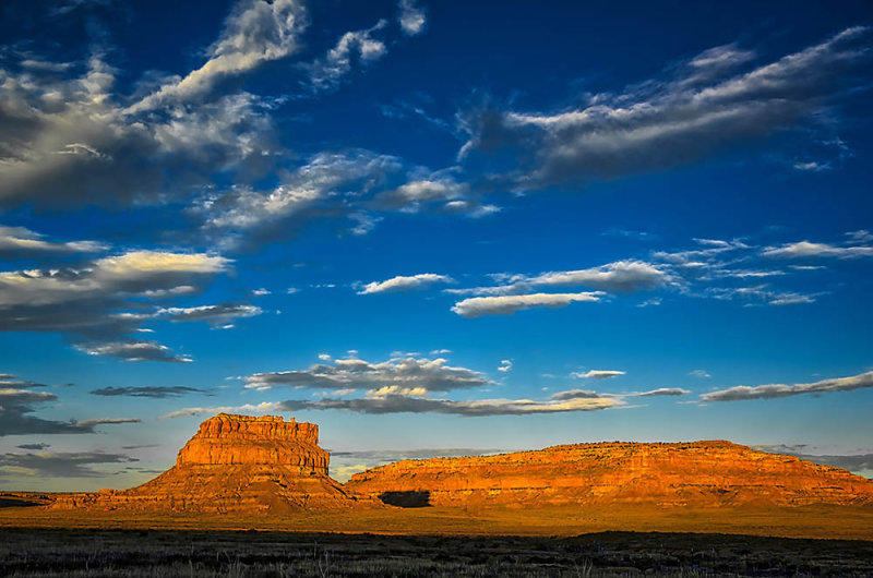Fajada Butte late evening