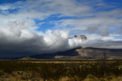 Guadalupe Mountains on the way home