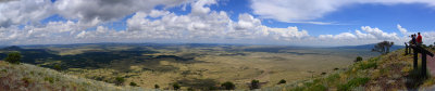 View from top of Capulin Volcano in New Mexico 