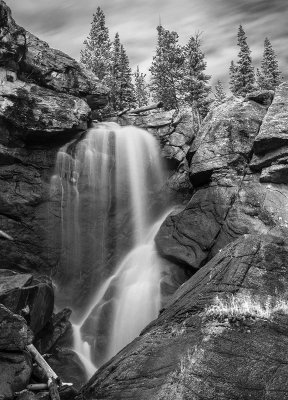 Ouzel Falls in Rocky Mountain National Park. 