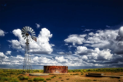 Windmill in the Navajo Nation. 