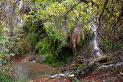 Gorman falls at Colorado Bend State Park Texas