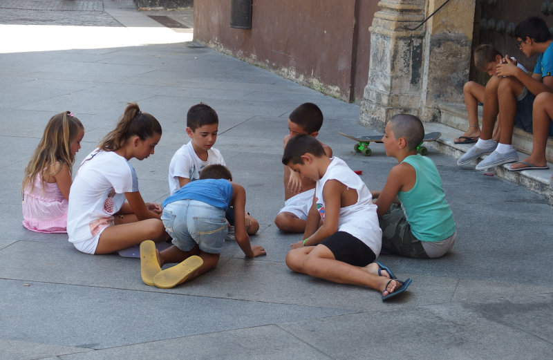 children playing