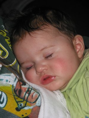 Sleeping on Nana