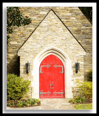 Church near Smoky Mountains