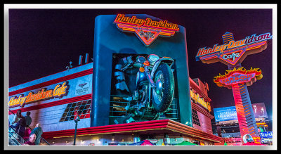 Harley Davidson Cafe on the strip, Las Vegas