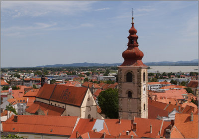 Ptuj, vue du chteau 