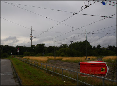 Munich, ancienne voie du parc Olympique 