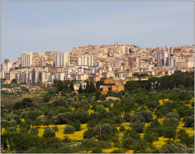Agrigente, la ville moderne