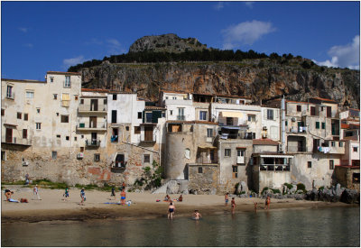 Cefalù, la spiaggetta, la Rocca #02