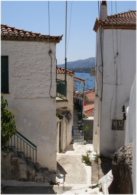 Poros town, lanes #08