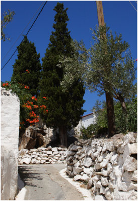 Poros town, lanes #07