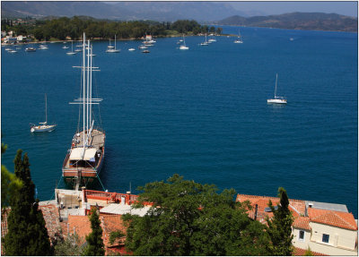 Poros town, view from steeple #04