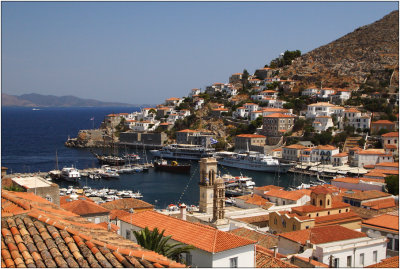 Hydra, harbour (view from museum) #10