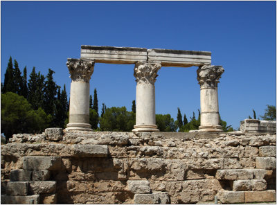 Ancient Corinth, Octavia's temple #01