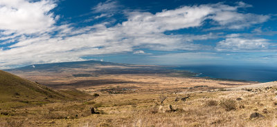 Dry Side of the Big Island (panorama)