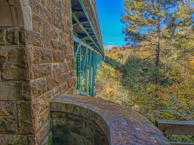 Cut River bridge - troll's eye view