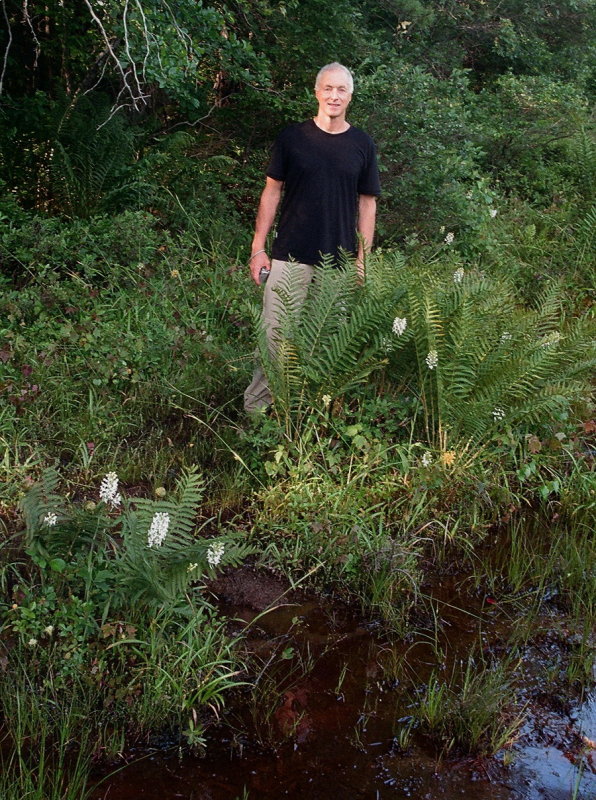  Eric Lamont w.Platanthera blephariglottis and Platanthera ciliaris 7/26/2014