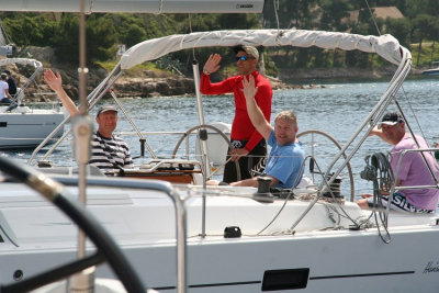 Racing yachts in Croatia