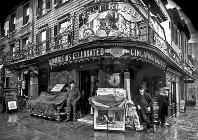 1908 - Cafe on 6th Avenue, Greenwich Village