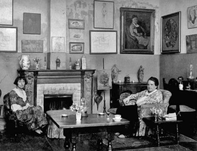1922 - Gertrude Stein with Alice B. Toklas
