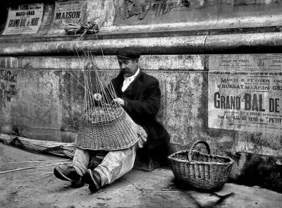1908 - Basket weaver