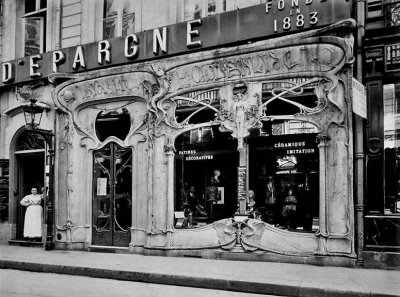 1904 - Store with Art Nouveau facade, Rue de St. Augustin
