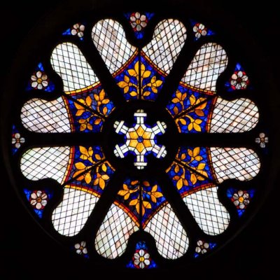 Inspired by a rose window