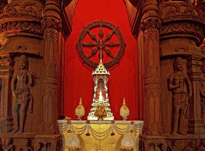Relic on an altar