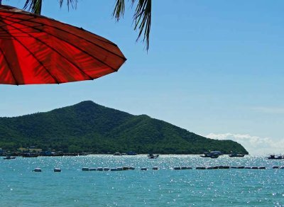 View from the beach at Bang Saray