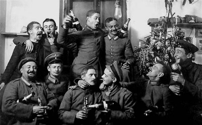 German airmen at Christmas