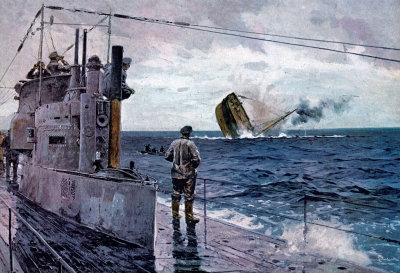 U-Boat Sinks Target