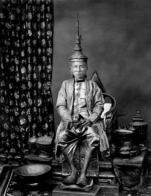 1851 - King Mongkut (Rama IV) in his coronation regalia