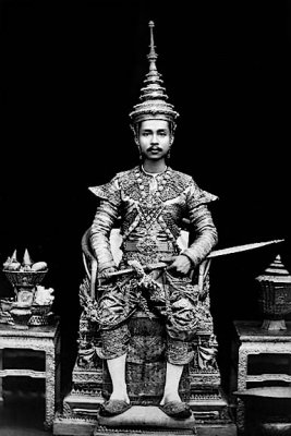1873 - King Chulalongkorn (Rama V) at his 2nd coronation