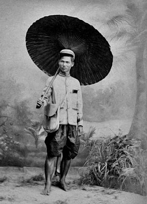 1883 - Barefoot mailman, upcountry