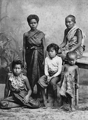 1882 - Upper middle class family, Bangkok