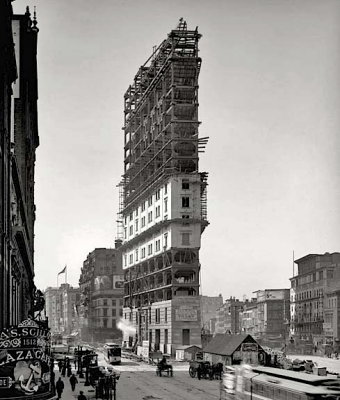 1903 - New York Times building under construction