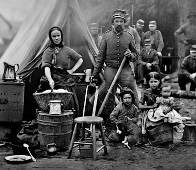 1861 - Domestic camp life
