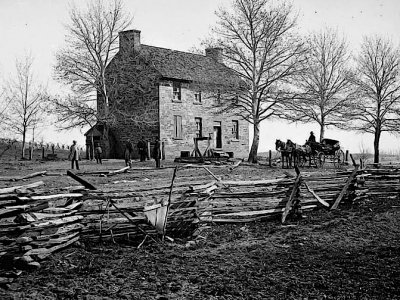 July 1861 - House used as hospital for both 1st & 2nd Battles of Bull Run
