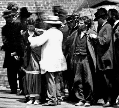 July 7, 1865 - Nooses placed on conspirators in Lincoln's assassination 