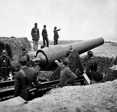 December 1864 - Siege gun at Fort McAllister